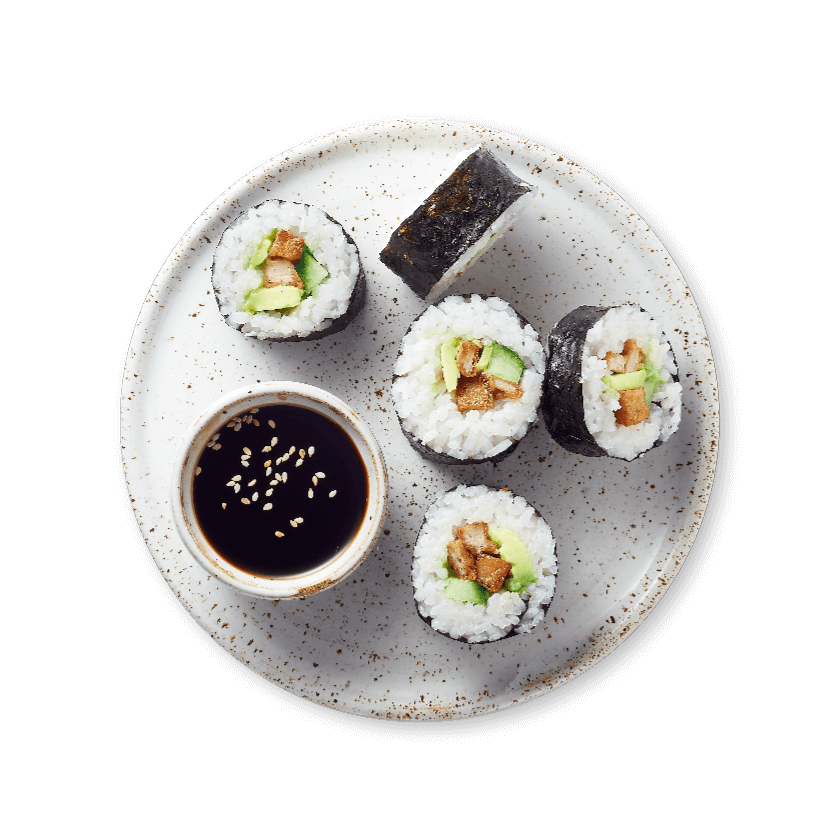 Vegan zeesticks met geroosterde broccoli en homemade tartaar